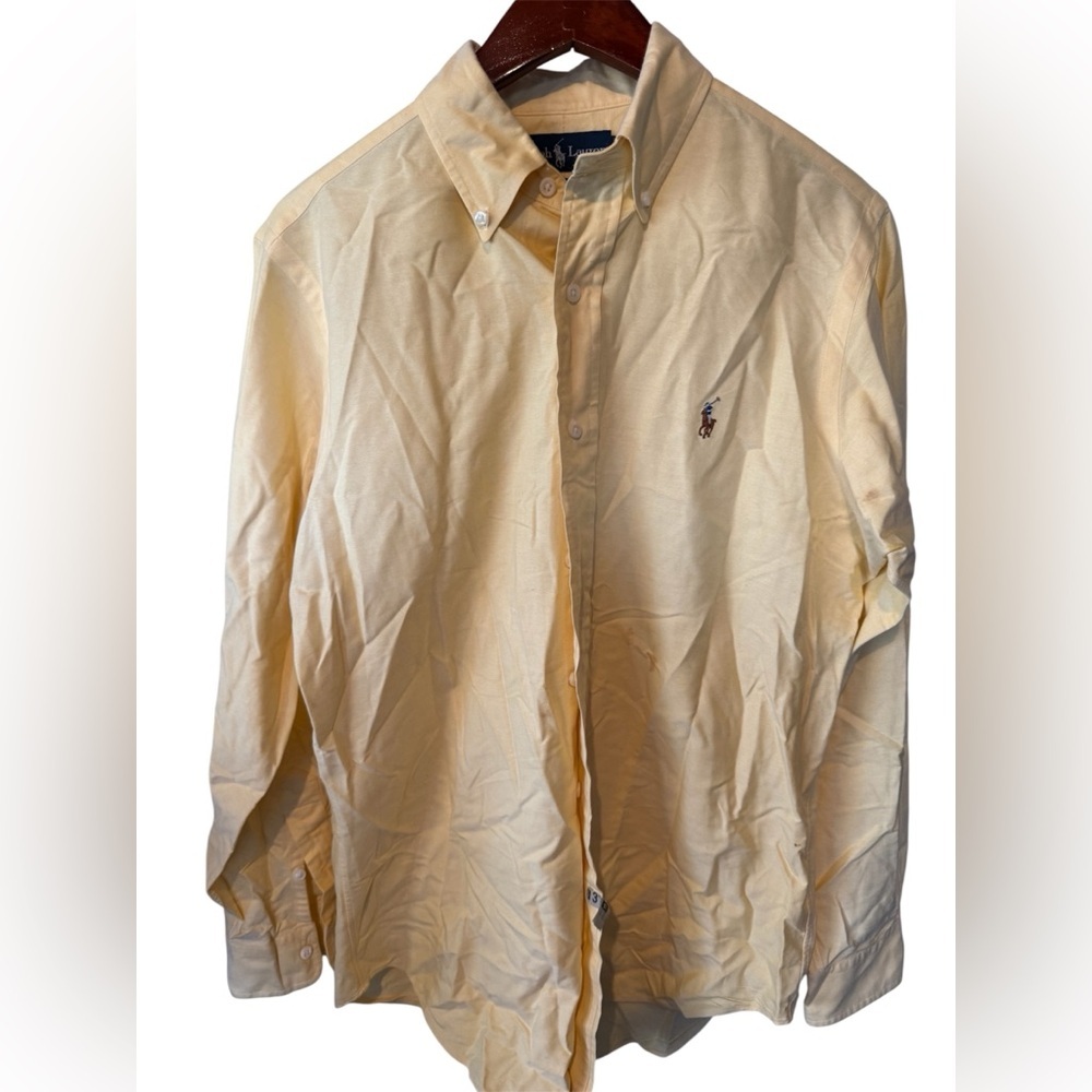 Ralph Lauren Yellow Lightweight Shirt Button-down